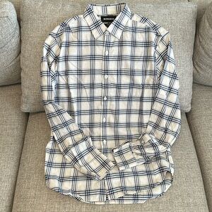 Bonobos Plaid  Brushed Botton-down Shirt - Men’s Small